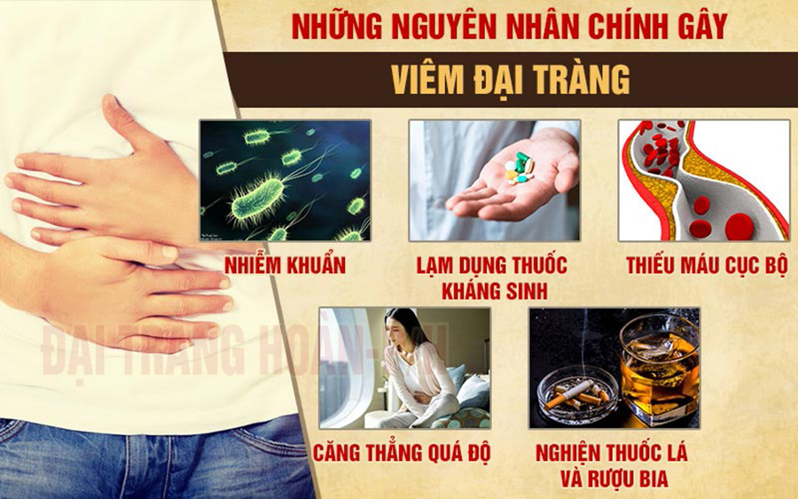 NGUYÊN NHÂN GÂY VIÊM ĐẠI TRÀNG MẠN TÍNH