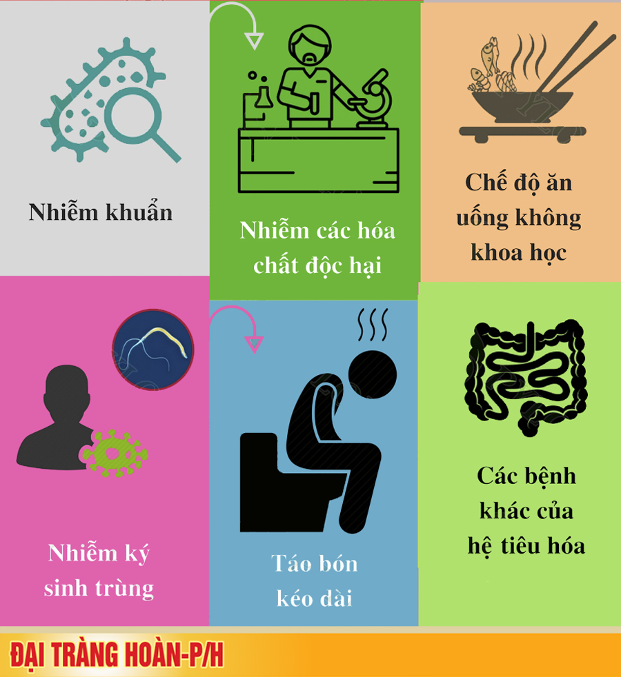 Nguyên nhân gây ra viêm đại tràng là gì?